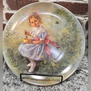 Vintage Porcelain Little Miss Muffet Plate